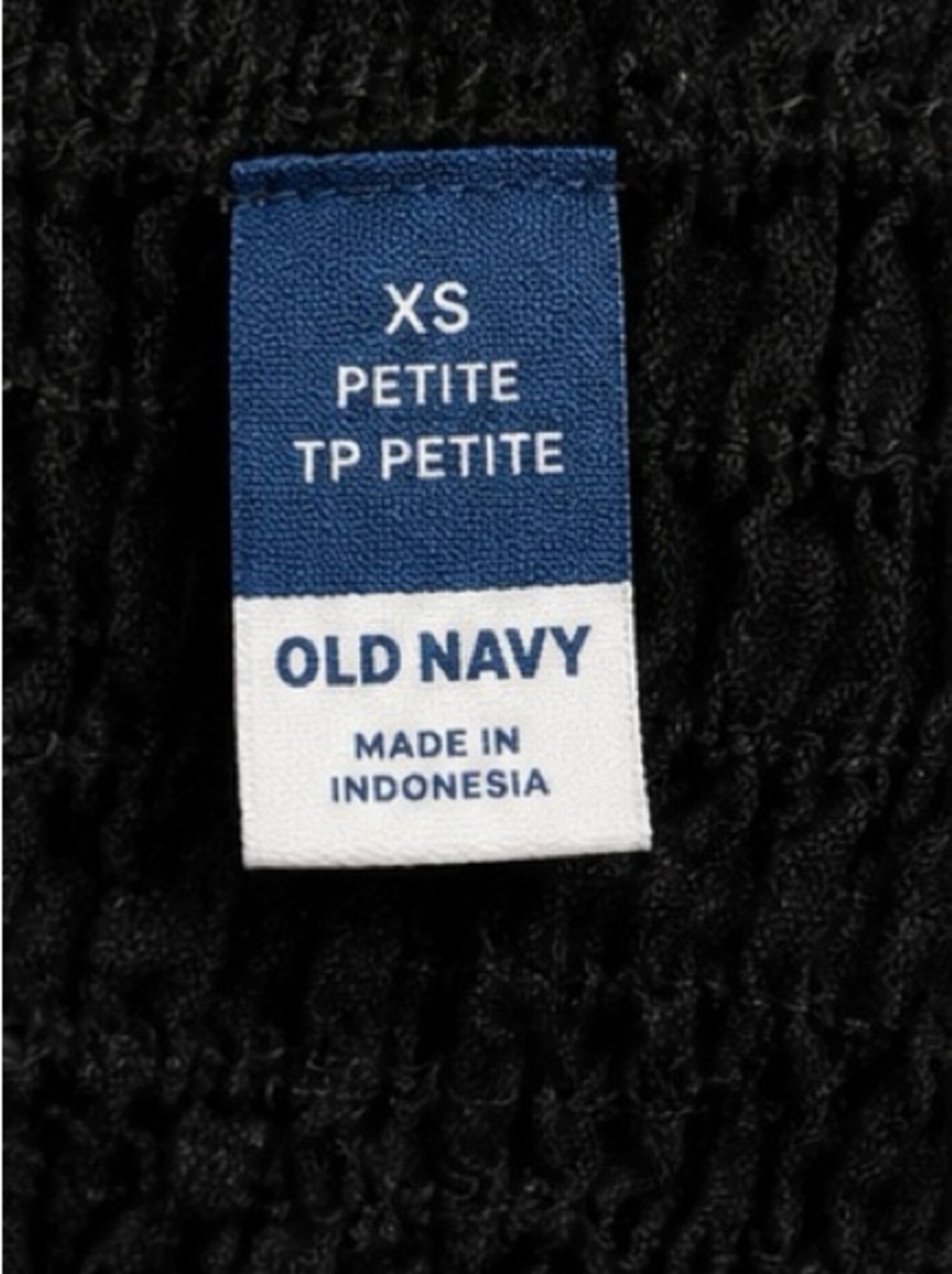 Old Navy Black Linen Blend Mini Dress XS Petite Adjustable Straps - Picture 5 of 6